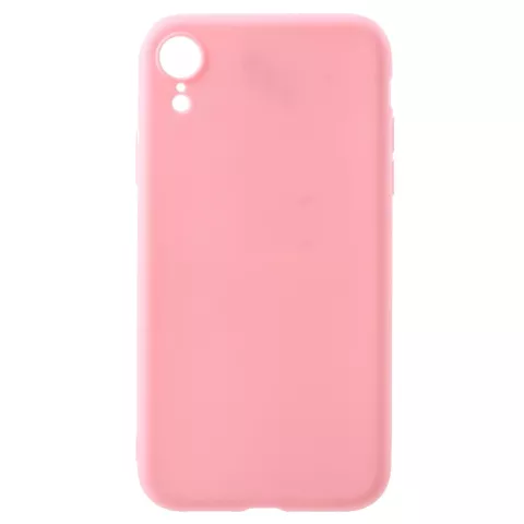 Coque TPU Mat Flexible compatible avec iPhone XR - Rose