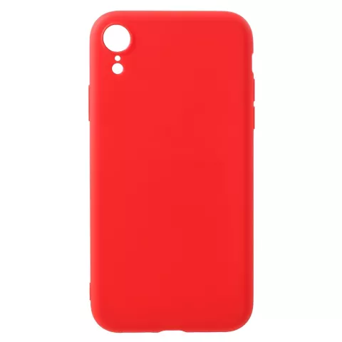Coque Flexible Matte Red pour iPhone XR - Rouge