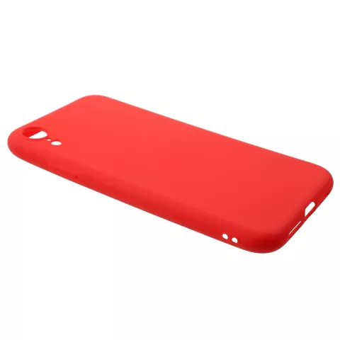 Coque Flexible Matte Red pour iPhone XR - Rouge