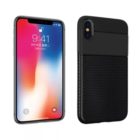 Coque TPU Antid&eacute;rapante Flexible compatible avec iPhone XR - Noir
