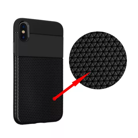 Coque TPU Antid&eacute;rapante Flexible compatible avec iPhone XR - Noir