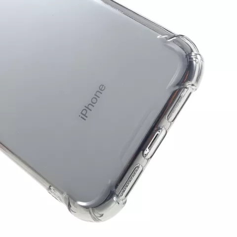 Coque Antichoc Transparente TPU compatible avec iPhone XR - Gris Transparent