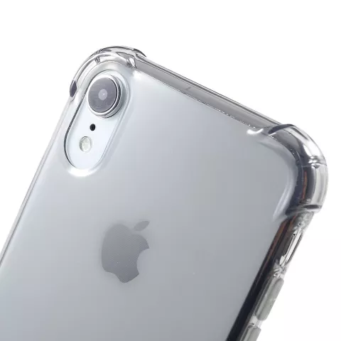 Coque Antichoc Transparente TPU compatible avec iPhone XR - Gris Transparent