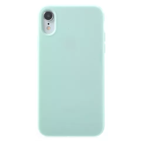 Coque en TPU flexible la coque compatible avec iPhone XR - Vert brillant
