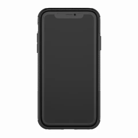 &Eacute;tui antichoc de pneu de voiture TPU iPhone XR avec standard - Noir