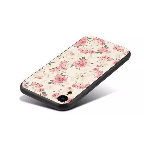 Coque r&eacute;tro Roses la coque compatible avec iPhone XR