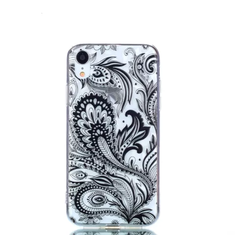 Coque Diamond TPU la coque compatible avec iPhone XR - Noir