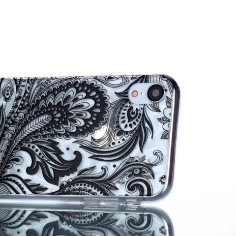 Coque Diamond TPU la coque compatible avec iPhone XR - Noir