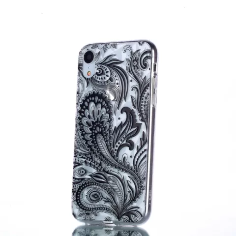 Coque Diamond TPU la coque compatible avec iPhone XR - Noir