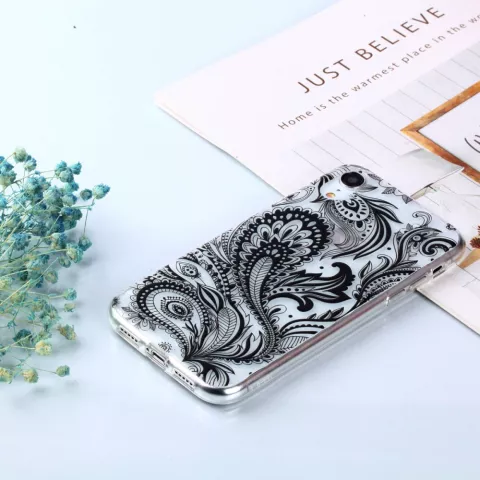 Coque Diamond TPU la coque compatible avec iPhone XR - Noir