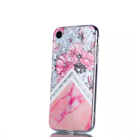 Coque Diamond TPU la coque compatible avec iPhone XR - Rose