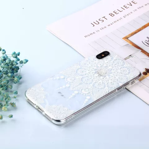 Coque Diamond TPU compatible avec iPhone XS Max Case - Mandala