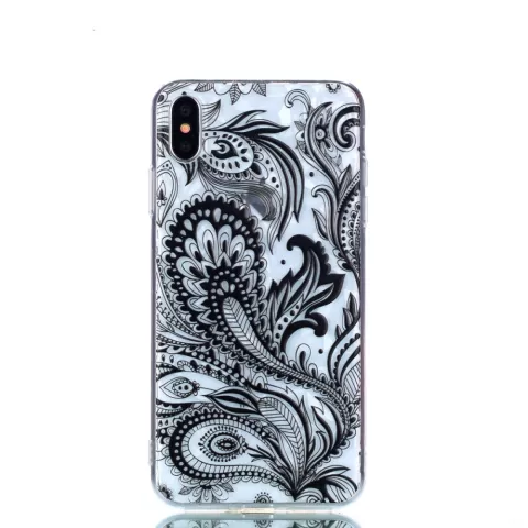 Coque Diamond TPU compatible avec iPhone XS Max Case - Noir