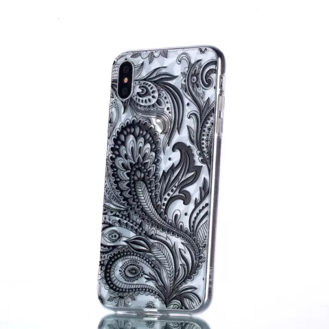 Coque Diamond TPU compatible avec iPhone XS Max Case - Noir