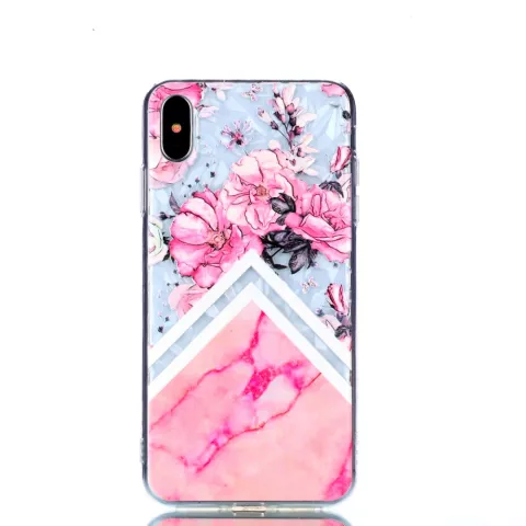 &Eacute;tui iPhone XS Max Diamond Case TPU - Rose