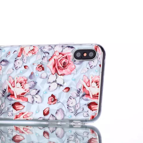 Coque Diamond TPU iPhone XS Max Case - Roses