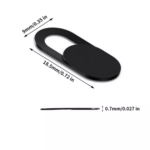 Webcam Cover 3 pi&egrave;ces Curseur de confidentialit&eacute; pour appareil photo - Tablette de t&eacute;l&eacute;phone portable compatible avec iPhone / iPad