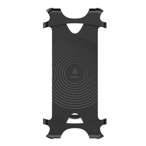 Baseus Support v&eacute;lo Universel 4 - 6 pouces Silicone - Noir