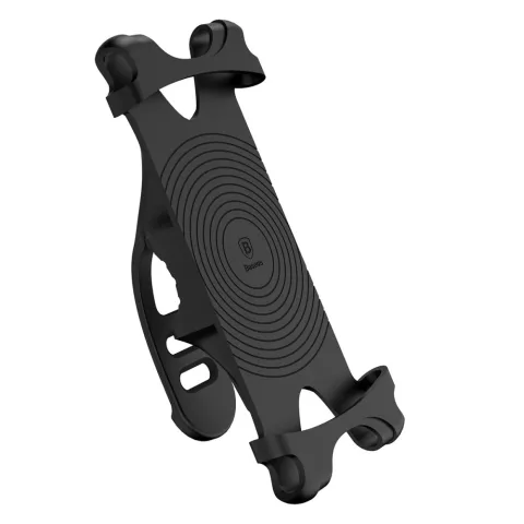 Baseus Support v&eacute;lo Universel 4 - 6 pouces Silicone - Noir