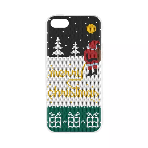 FLAVR Case Ugly Xmas Sweater Yellow Snow Santa Christmas pull iPhone 5 5s SE 2016 - No&euml;l