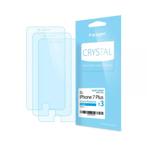 Spigen Film Crystal protecteur d&#039;&eacute;cran protecteur d&#039;&eacute;cran iPhone 7 Plus 8 Plus