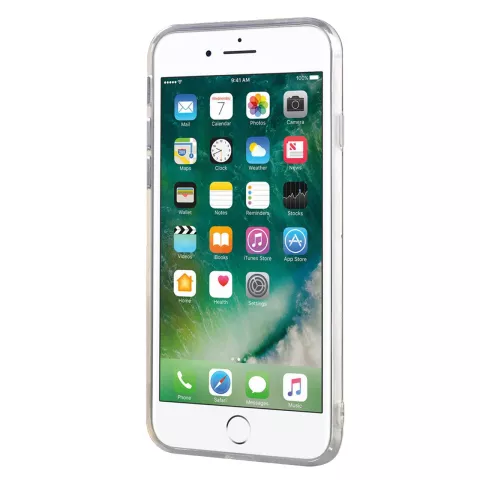 Coque transparente en TPU la coque compatible avec iPhone 7 8 SE 2020 SE 2022 - Transparente