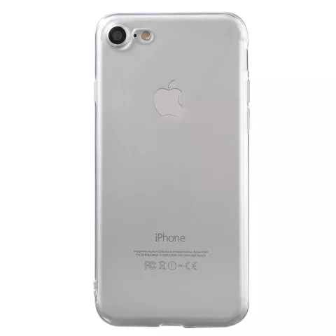 Coque transparente en TPU la coque compatible avec iPhone 7 8 SE 2020 SE 2022 - Transparente