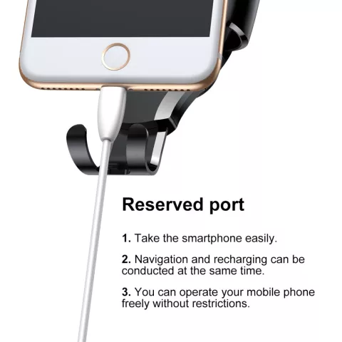 Support de t&eacute;l&eacute;phone pour voiture &agrave; ventouse universelle Baseus compatible avec la navigation iPhone
