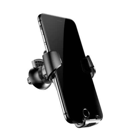 Baseus Support voiture Universel grille d&#039;a&eacute;ration voiture GPS smartphone - Noir