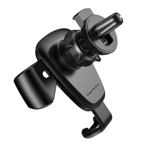 Baseus Support voiture Universel grille d&#039;a&eacute;ration voiture GPS smartphone - Noir
