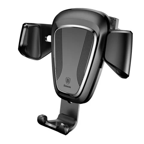 Baseus Support voiture Universel grille d&#039;a&eacute;ration voiture GPS smartphone - Noir