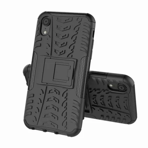 &Eacute;tui hybride standard antichoc pour iPhone XS Max - Noir