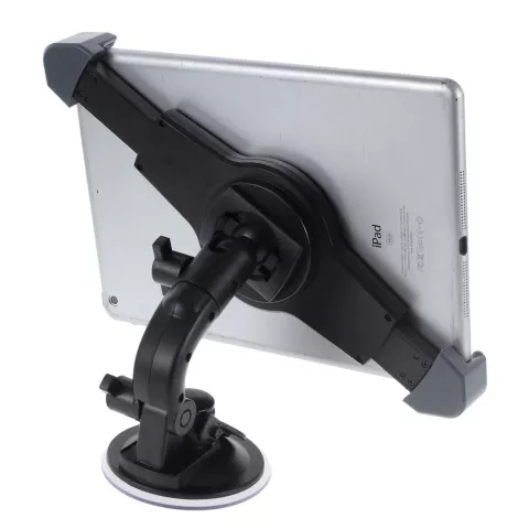 Support De Tablette Universel Avec Voiture &Agrave; Ventouse compatible avec iPad 7-12 Pouces - Noir