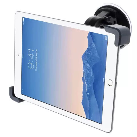 Support De Tablette Universel Avec Voiture &Agrave; Ventouse compatible avec iPad 7-12 Pouces - Noir