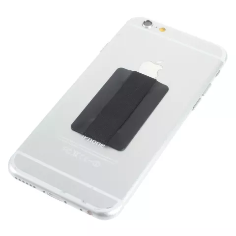 Bandouli&egrave;re universelle pour t&eacute;l&eacute;phone portable &eacute;lastique iPhone Android - Bracelet noir