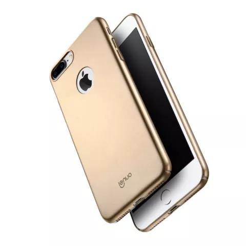 Coque extra fine Lenuo la coque compatible avec iPhone 7 Plus 8 Plus - Or