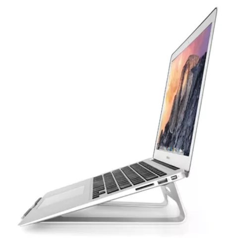 Support Universel Pour Ordinateur Portable En Aluminium Standard 11-15 Pouces - Argent
