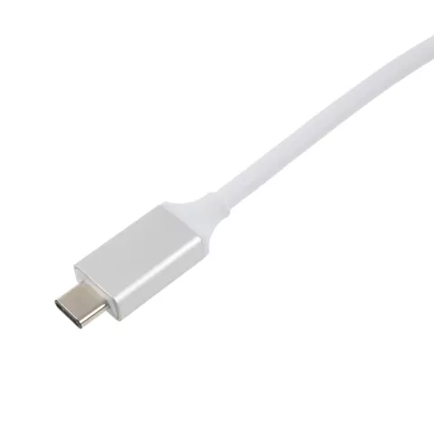 Hub USB 5 en 1 multifonctionnel avec lecteur de carte SD TF USB 3.0 pour MacBook Pro - Aluminium
