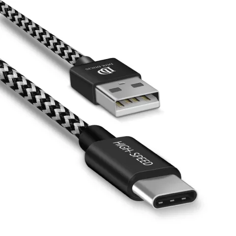 C&acirc;ble de chargeur USB Type-C 2,1 A Dux Ducis Skin Pro Series - 3 m
