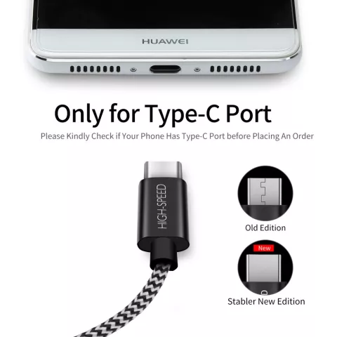 C&acirc;ble chargeur USB Dux Ducis Skin Pro Series 2.1A Type-C - 3m
