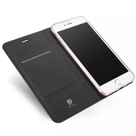Dux Ducis Cover Housse avec &eacute;tui en cuir pour iPhone 7 Plus 8 Plus - Noir