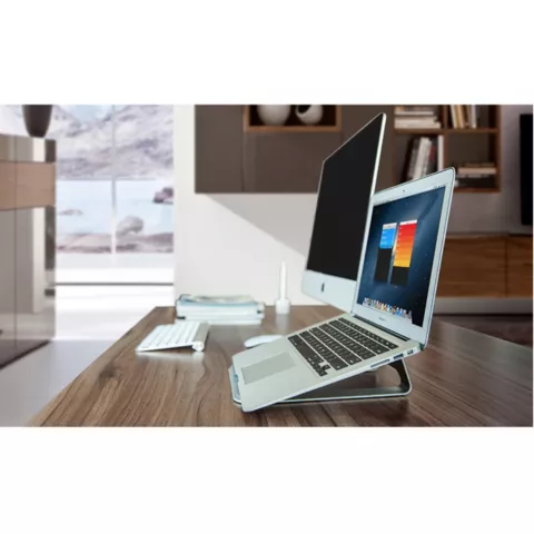 Support Universel Pour Ordinateur Portable En Aluminium Standard 11-15 Pouces - Argent