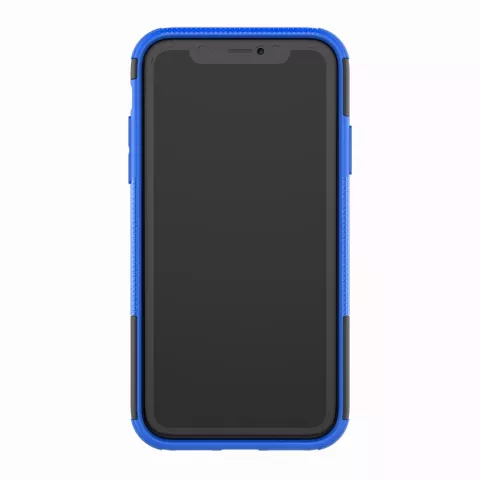 Coque standard hybride antichoc pour iPhone X XS - Bleu