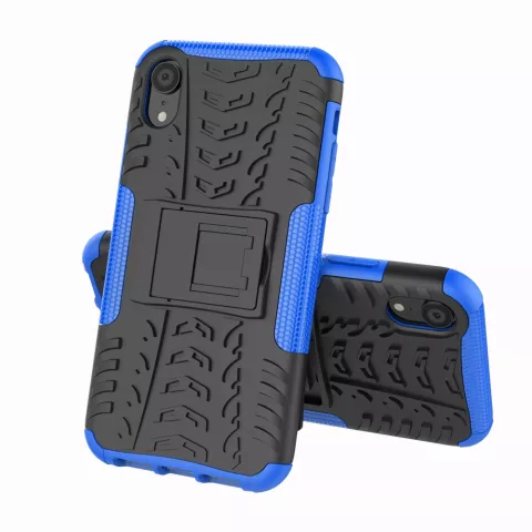 Coque standard hybride antichoc pour iPhone X XS - Bleu