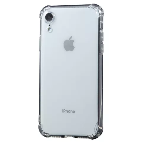 Coque transparente en TPU de protection suppl&eacute;mentaire compatible avec iPhone XR - Protection transparente