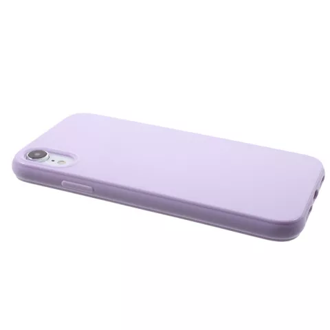 Coque en TPU souple et brillante compatible avec iPhone XR - Coque Violette