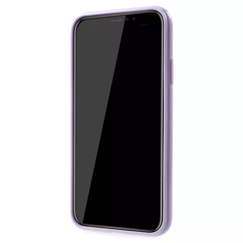 Coque TPU souple et brillante pour iPhone XR - &Eacute;tui violet