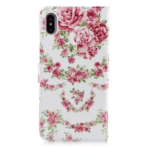 &Eacute;tui portefeuille Rose compatible avec iPhone XR - Rose Case