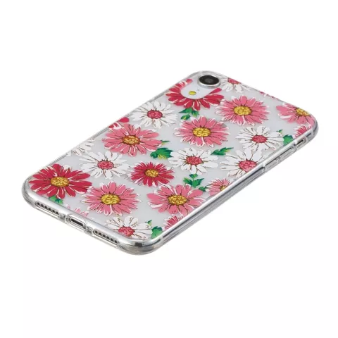 Coque en TPU Marguerites la coque compatible avec iPhone XR
