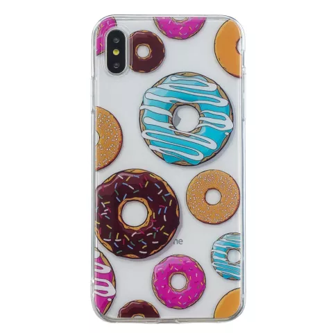 Coque en TPU la coque compatible avec iPhone XS Max - Donut Soft
